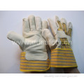 Half Lining Cow Grain Leather Glove (DLC580)